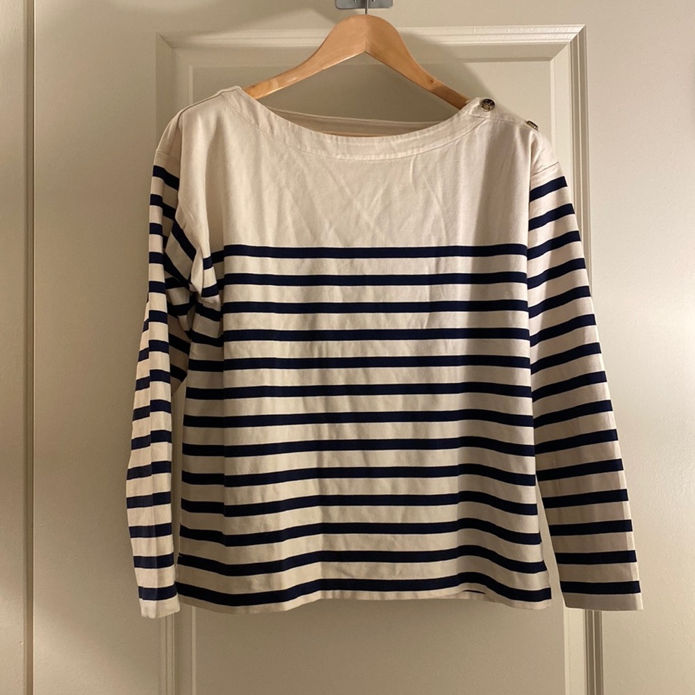 J Crew Mariner Cloth boatneck t-shirt